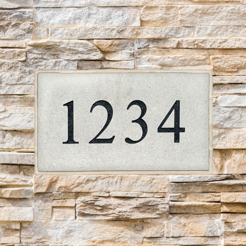 Address Stone Design Address Stone - No Border: 2